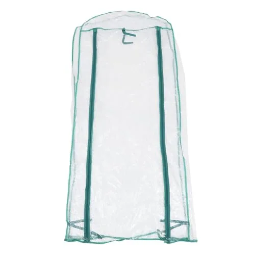 Homoyoyo Mini Gewächshaus Ersatz PVC Abdeckung Frostschutzhaube für Garten Transparentes Anti Freeze Cover Tragbares Pflanzenzelt für Balkon Garten Terrasse Schutz vor Sonne und Kälte – Bild 10