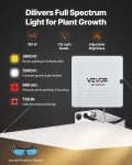 VEVOR Growzelt, 80x80x180 cm, Indoor-Pflanzenzelt mit Vollspektrum-LED-Zuchtlicht & Belüftungssystem, Growbox 600D hochreflektierendes Mylar, Zuchtzelte, Gewächshaus für Blumen & Gemüse - Thumbnail 4