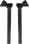 Praktischer Gewächshaus-Wasserablauf, PVC+Aluminium-Material, Schwarz, Geeignet für Kleine Gewächshäuser, 2 Rohre und Halterungen - Thumbnail 1