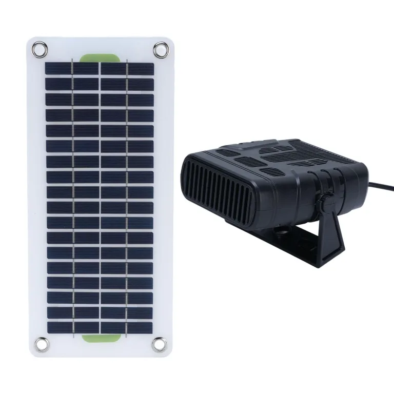 Fockety Solarpanel-Heizung, 30 W Tragbare Hühnerstallheizung für den Winter mit Überhitzungsschutz, Solarbetriebene Heizungen für Gewächshaus, Hundehütte, Außenheizung, Trocknung – Bild 8