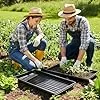 50.8x25.4x4 cm 8 Stücke Pflanzwanne Kunststoff Anzuchtplatte Seed Tray Kein Ablaufloch für Garten Terrassen Gewächshäuser Pflanzen - Thumbnail 2
