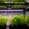 4-stöckiges Zimmergewächshaus mit LED-Wachstumslichtern, 68,5 x 48 x 157,5 cm, Mini-Gewächshaus, PVC-Abdeckung, dimmbar, 28 W Timer-Steuersystem für Saatgutstart und Pflanzenwachstum - Thumbnail 4