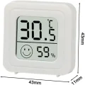 8 Stück Digitales Mini Thermo-Hygromete, Raumtemperatur überwachen, Thermometer Hygrometer, Kabelloses, Luftfeuchtigkeit Meter für Babyzimmer Wohnzimmer Büro Gewächshaus - Thumbnail 2
