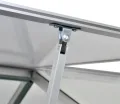 Alu-Gewächshaus mit Grundrahmen 242 x 190 x 195 cm - Thumbnail 6