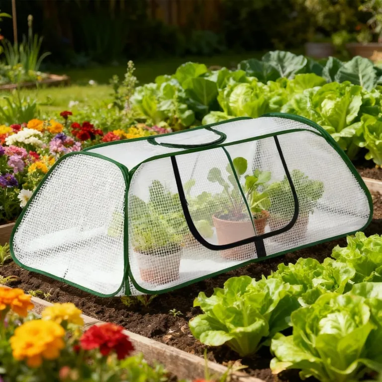 Reihenabdeckungen Garten - Gewächshausrahmen Für Hochbeete | Verstellbarer Pflanztunnel Rahmen | Garten Reihenabdeckungen | Abdeckung Frühbeet Hochbeet Gemüsebeet | Gewächshaus Für Pflanzenabde – Bild 7