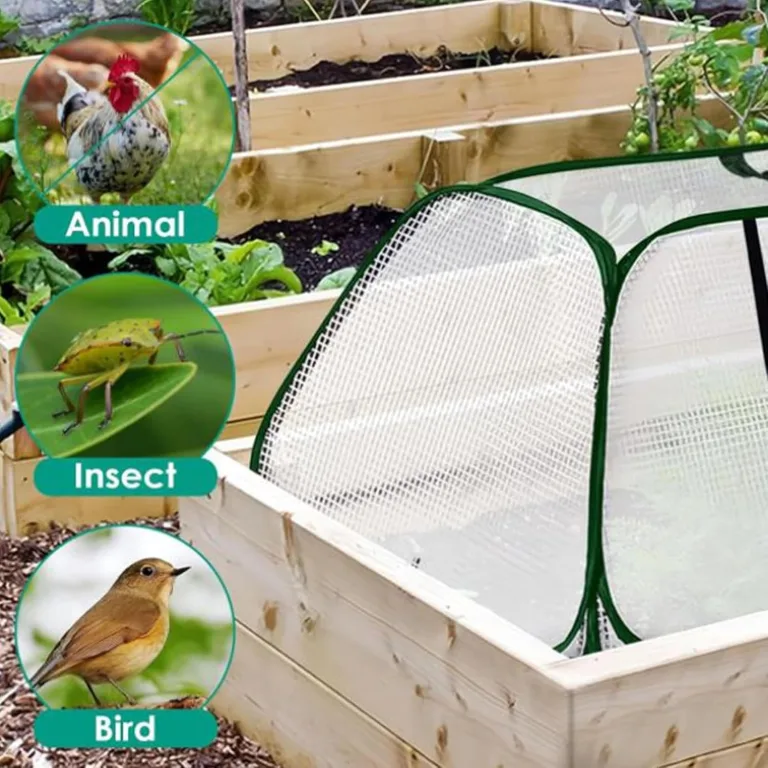 Reihenabdeckungen Garten - Gewächshausrahmen Für Hochbeete | Verstellbarer Pflanztunnel Rahmen | Garten Reihenabdeckungen | Abdeckung Frühbeet Hochbeet Gemüsebeet | Gewächshaus Für Pflanzenabde – Bild 5