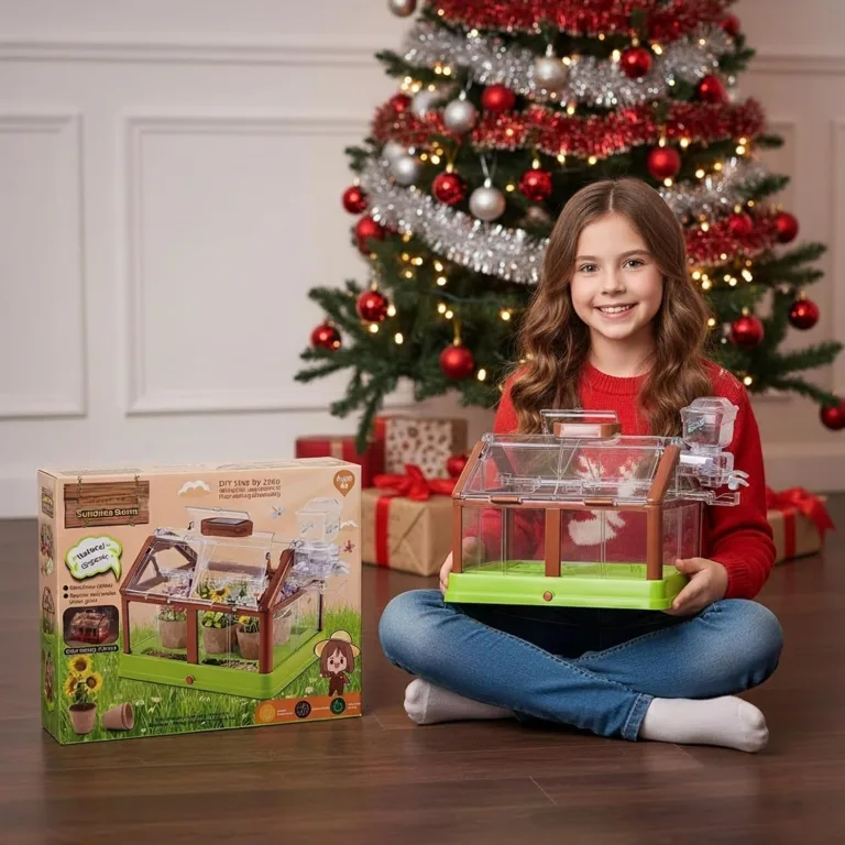KAHEIGN Mini-Gewächshaus-Set für Kinder Gewächshaus, Pflanzkasten & Samen mit verbesserter Bewässerung – Mini Kindergärten Entdeckungsreiches Lernspielzeug für Jungen und Mädchen – Bild 7