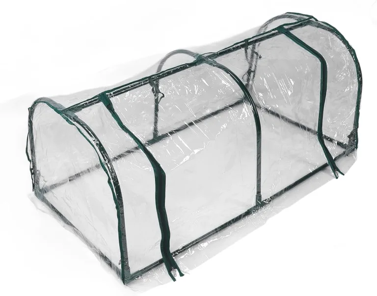 Cryfokt Transparentes, Regensicheres Gewächshaus, Sonnenschutz für Kleine Pflanzen, Zelt, Platzsparend, Vielseitig, Verlängerung der Vegetationsperiode, Eisen und Kunststoff – Bild 2