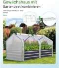 Kleines Gewächshaus - Kompaktes Zubehör | Tragbares Mini Gewächshaus | Für Anfänger, Enthusiasten Und Freunde Im Innen- Und Außenbereich des Hausgartens Mit - Thumbnail 4