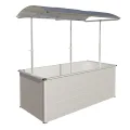 Beckmann Aluminium-Hochbeet Erntewunder – 201x91x75,5 cm – Anthrazit – Mit Schutzdach für Pflanzen – Rostfrei & Witterungsbeständig – Inkl. integrierter Schneckensperre – Ergonomische Arbeitshöhe - Thumbnail 8