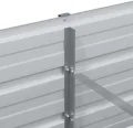 vidaXL Hochbeet Hellbraun 240 x 40 x 77 cm Verzinkter Stahl, Garten- und Terrassendesigns, urbaner Stil, robuste Möbel für draußen, Coole und praktische Lösungen - Thumbnail 7