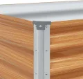 vidaXL Hochbeet Hellbraun 775 x 50 x 36 cm Verzinkter Stahl, Garten & Terrasse, Industriedesign Blumenkasten, Hochbeet für Urban, Moderne Gartenlösungen, robust gebaut - Thumbnail 6