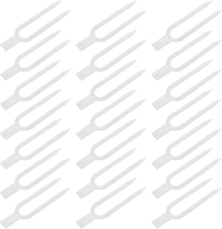 HEMOTON Transparentes Kunststoff-gartenpflanzen-befestigungsgabel- Wiederverwendbare Reben-Clips Erdbeer-stem-fixierung für Garten Gewächshaus Stabiler Pflanzenhalter – Bild 1