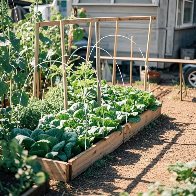 30 Stück Fiberglassstangen, 43cm Abnehmbaren Pflanztunnel Bögen, Folientunnel Foliengewächshaus Set Für Gartenvlies Und Gartenstützen Verwendet (B) – Bild 7
