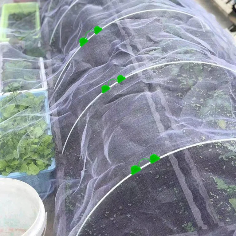30 Stück Fiberglassstangen, 43cm Abnehmbaren Pflanztunnel Bögen, Folientunnel Foliengewächshaus Set Für Gartenvlies Und Gartenstützen Verwendet (B) – Bild 8