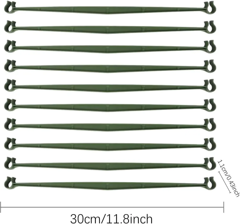 Spalierverbinder für Pflanzen – Set mit 30 Teilen, erweiterbares Kit, Kletterhilfe, Tomaten, garten, Gewächshaus, Gartenstruktur, Zubehör, widerstandsfähig und einfach zu montieren | für nachhal – Bild 7