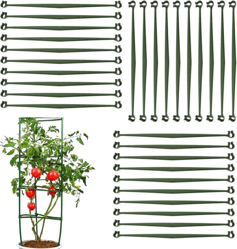 Spalierverbinder für Pflanzen – Set mit 30 Teilen, erweiterbares Kit, Kletterhilfe, Tomaten, garten, Gewächshaus, Gartenstruktur, Zubehör, widerstandsfähig und einfach zu montieren | für nachhal – Bild 1