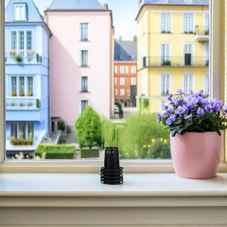 100 Stück Hydroponische Pflanzkörbe Schwarze Kunststoff Netztöpfe mit Wurzelschnitt 70mm Hoch für Balkon Gewächshaus und Hydroponik Anzucht – Bild 6