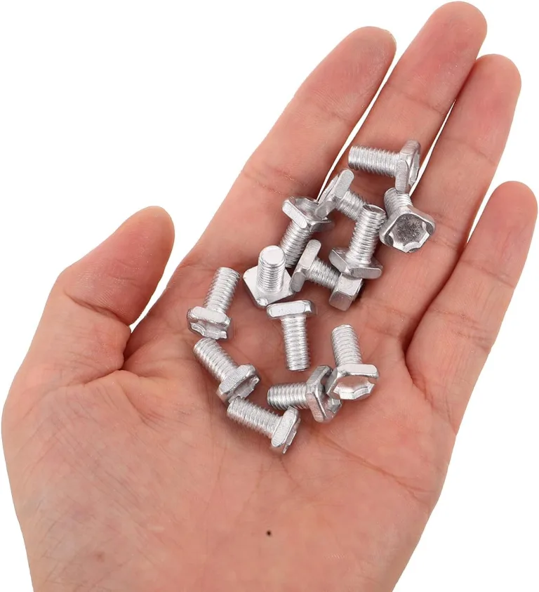 HEMOTON 50 Satz Gewächshaus Schrauben und Muttern Satz Witterungsbeständige Metallverbinder für Paneelmontage Stabile Rahmenbefestigung Vielseitiges Gewächshaus Zubehör für Reparatur und – Bild 4