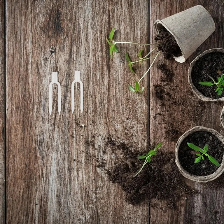 Kunststoff Pflanzenstecknadeln 5cm Transparent Befestigungsgabeln für Gartenpflanzen und Rankhilfen Erdbeerpflanzen Fixierer für Gewächshaus und Beet – Bild 7
