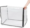 Mini Gewächshaus mit Transparentem Schutz Tragbares Pflanzenzelt für Balkon und Fensterbank Frostgeschütztes Pflanzenhaus für Drinnen und Draußen Platzsparendes Gartenpflanzenzelt - Thumbnail 4