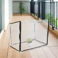 Mini Gewächshaus mit Transparentem Schutz Tragbares Pflanzenzelt für Balkon und Fensterbank Frostgeschütztes Pflanzenhaus für Drinnen und Draußen Platzsparendes Gartenpflanzenzelt - Thumbnail 6