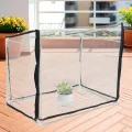 Mini Gewächshaus mit Transparentem Schutz Tragbares Pflanzenzelt für Balkon und Fensterbank Frostgeschütztes Pflanzenhaus für Drinnen und Draußen Platzsparendes Gartenpflanzenzelt - Thumbnail 7