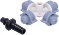 50Set 4-ss-Sprühdüsen-Befeuchtungs-Hängesprinkler-Bewässerungszubehör Grauer Kunststoff-Gartenbewässerungssatz für Rasen, Gewächshäuser, Parks, Landschaftsbau - Thumbnail 6