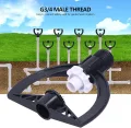 Rotierender Sprinkler, G3/4 Außengewinde, 10 Stück, hochwertige, langlebige Kunststoff-Garten-Rasen-Sprühdüse für die Bewässerung von Gewächshäusern und Landwirtschaft - Thumbnail 7