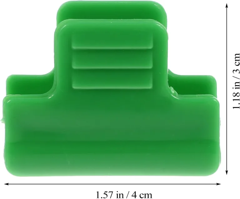 YARNOW 40 Stück Gewächshaus Filmclips 11mm aus Langlebigem Kunststoff Pflanzenhalter für Folienbefestigung und Beschattungsnetz Stangen Gewächshaus Zubehör für Garten und Pflanzenpflege – Bild 2