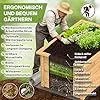TTL GARDEN Lärchen-Hochbeet LARENA L 170x90x84cm - Garten Hochbeet aus Lärchen Holz - Hochbeet Kit & Kräuterbeet Set Bausatz mit Wühlmausgitter Lärchenholz wetterfest - für Gemüse Kräuter & Blumen – Bild 3