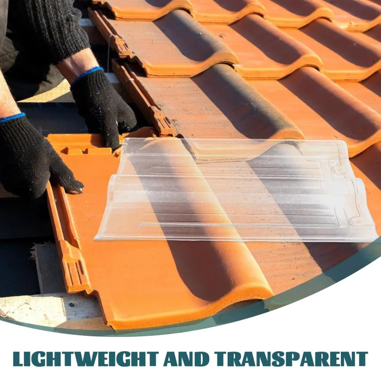 Transparente Kunststoff Dachplatten 300x400x3mm für Gewächshaus Terrasse Wetterfest UV Beständig Lichtdurchlässiges Dachmaterial zur Tageslichtnutzung – Bild 3