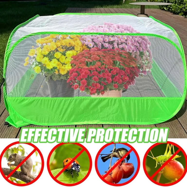 Schützendes Gartennetz Mit Belüftungsfunktion Faltbare Pflanzenschutznetze Decken Gewächshäuser Zubehör Insektenschutz – Bild 4