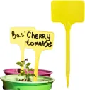60 Stk Pflanzenschilder Wetterfest,15x5.5CM Umweltfreundliche PP Garten Pflanzenstecker zum Beschriften,T-type Wiederverwendbar Schilder für Gemüse,Kräuter,Blumen,Obstgarten,Gewächshaus Zubehör - Thumbnail 1