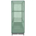 Hochbeet mit Gewächshausaufsatz 160x40x123 cm Rattan-Optik aus PP und robustem Eisenrohr platzsparendes Hochbeet für Garten Terrasse und Balkon Modernes Design - Thumbnail 5