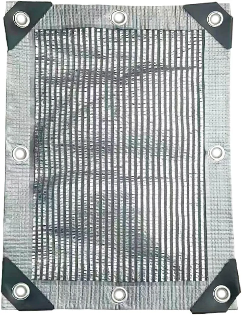 Aluminium-Schattenstoff, 55 % UV-Schutz, reflektierendes Schattennetz, atmungsaktiver Sonnenschutz für Garten, Gewächshaus, Terrasse, Balkon, Hundehaus, Innenhof - Bild 1