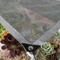 Aluminium-Schattenstoff, 55 % UV-Schutz, reflektierendes Schattennetz, atmungsaktiver Sonnenschutz für Garten, Gewächshaus, Terrasse, Balkon, Hundehaus, Innenhof - Thumbnail 8