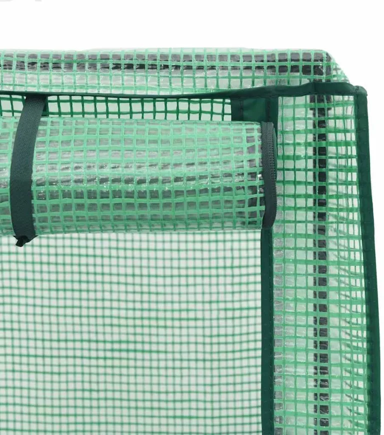Balkon Hochbeet, Pflanzkübel, Stabil Hochbeete, Pflanzbeet, Hochbeet mit Gewächshaus Aufsatz Rattan Optik 160x40x123 cm Für Terrasse, Gartencenter, Dachgarten, Einfache Montage – Bild 8