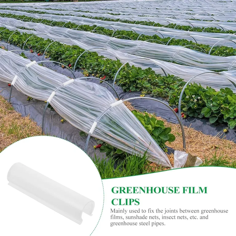 CLISPEED Gewächshaus Rohr Clips 32 Stück PP PVC Klemmen Hochtemperaturbeständig für Folien und Schattentücher Gartenpflanzen Zubehör – Bild 3