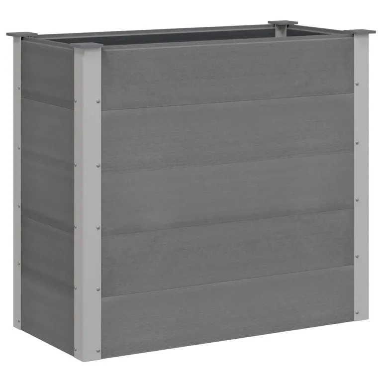 Garten Hochbeet WPC 100 x 50 x 91 cm Grau – Bild 2