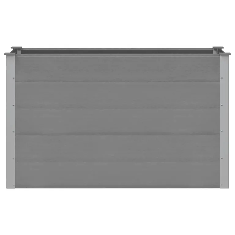 Garten Hochbeet WPC 150 x 50 x 91 cm Grau – Bild 3