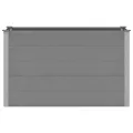 Garten Hochbeet WPC 150 x 50 x 91 cm Grau - Thumbnail 3