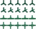 Gewächshaus-Rahmenverbinder, 16 mm, robuste Kunststoff-Verbindungsstücke für PVC-Rohre, Gartenstrukturen, Bausatz-Zubehör, kompatibel mit 16 mm Rohren, 20 Stück - Thumbnail 4