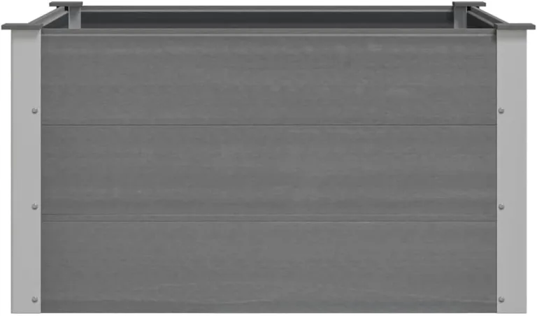 Garten Hochbeet WPC 100 x 100 x 54 cm Grau – Bild 6