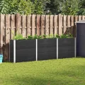 Garten Hochbeet 200x50x91 cm WPC Grau - Thumbnail 8