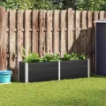 Garten Hochbeet 200x50x91 cm WPC Grau - Thumbnail 9
