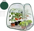Kleines Gewächshaus - Pflanzen Winterschutz Zubehör | Kleines Terrassen Gewächshaus - Für Gärtner Züchter Anfänger Mit Garten Terrasse Balkon Garten Baumschule Deck - Thumbnail 1