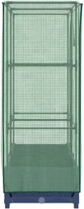 Hochbeet mit Gewächshaus-Aufsatz Rattan-Optik, 80x40x123 cm, Stabiler Pflanzkasten aus PP für Gartenbeet Outdoor, schützt Pflanzen Gemüse Kräuter Blumen ideal als Frühbeet Tomatenhaus - Thumbnail 6