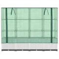 Hochbeet mit Gewächshaus-Aufsatz Rattan-Optik 160x40x138 cm, Weißer PP Pflanzkasten für Gartenbeet, robuste Hochbeete für Blumenbeet & Gartenbox zum Pflanzen Anbau & Schutz - Thumbnail 4