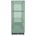 Hochbeet mit Gewächshaus-Aufsatz Rattan-Optik, 160x40x123 cm, Stabiler Pflanzkasten für Gartenbeete Outdoor, Robustes PP-Material, ideal für Pflanzenzucht und Schutz Ihrer Blumen - Thumbnail 5